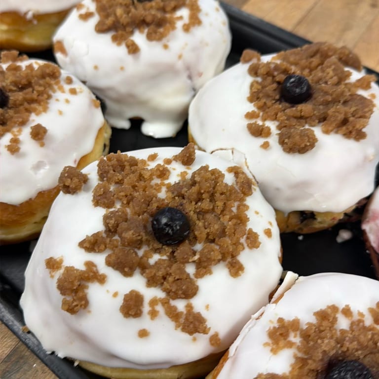 Indulge in Our Blueberry Cobbler