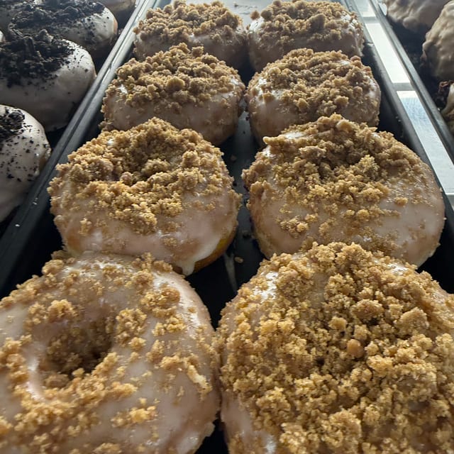 Crumb Topped Donut.