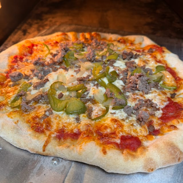 Cheesesteak Pizza.