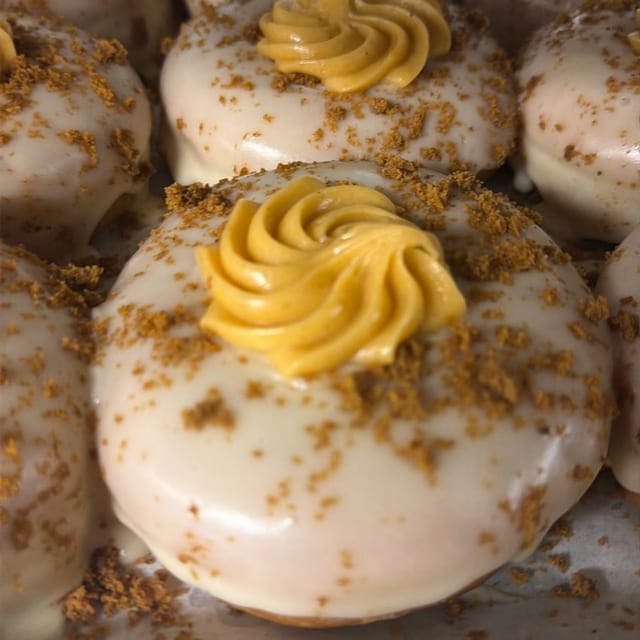 Pumpkin Cream Cheese Donut.