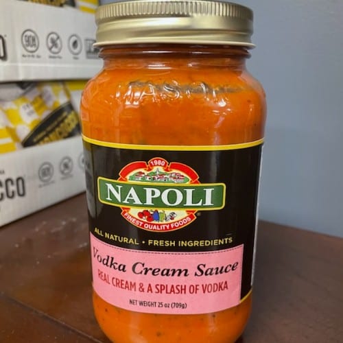 NAPOLI VODKA CREAM SAUCE 26 OZ.