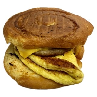 Cinnamon Donut Breakfast Sandwich