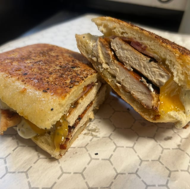 Chicken Bacon Ranch Panini.