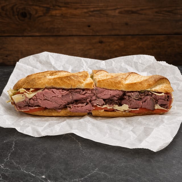 Roast Beef & Cheese Sub.