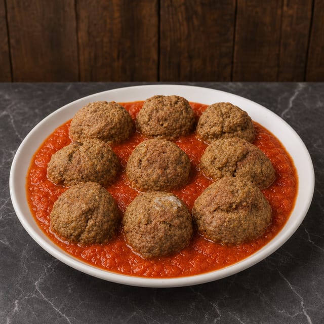 Meatballs & Sauce 9 Count.